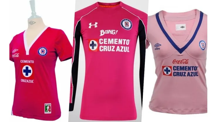 Cruz Azul nunca ha jugado con un jersey rosa.