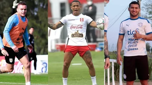 Rodríguez, Yotún y Escobar en selección.