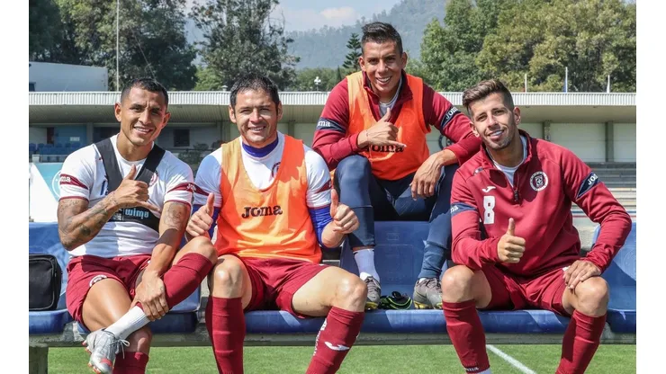 Foto de jugadores suramericanos de Cruz Azul