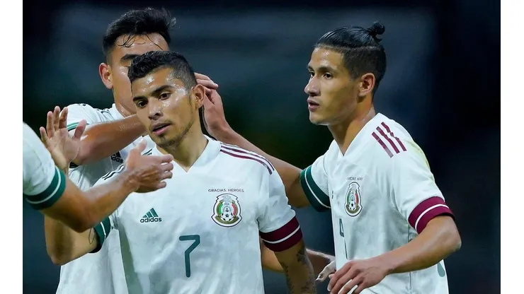 Orbelín Pineda anotó el 2-0 de México.