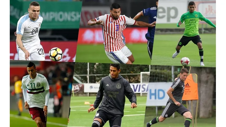 Los seleccionados de Cruz Azul.