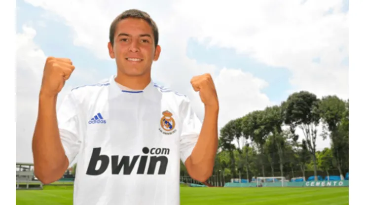 Diego Martínez con el Real Madrid