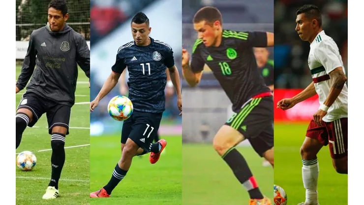 Los cuatro citados de Cruz Azul.