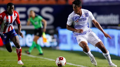 Luis Romo en el partido ante el Atlético San Luis