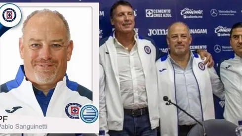 Pablo Sanguinetti (cuarto de izquierda a derecha) se fue de Cruz Azul en julio.