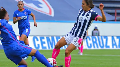 Karime Abud marcó el único tanto de las celestes en el partido