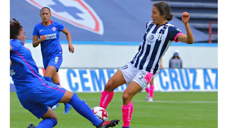 Karime Abud marcó el único tanto de las celestes en el partido