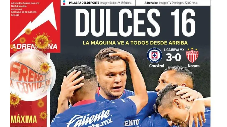 Los medios de prensa reseñaron en sus portadas el triunfo de Cruz Azul