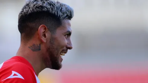 Lucas Passerini en un partido con el Necaxa