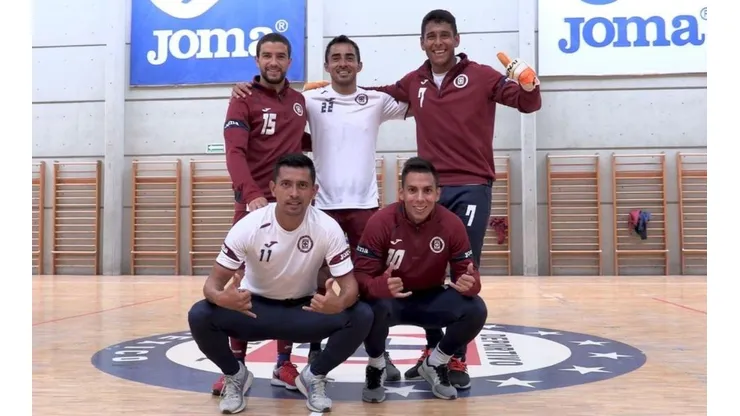 Parte de los refuerzos celestes.