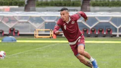 El Cata Domínguez en los entrenamientos