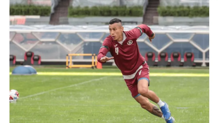 El Cata Domínguez en los entrenamientos