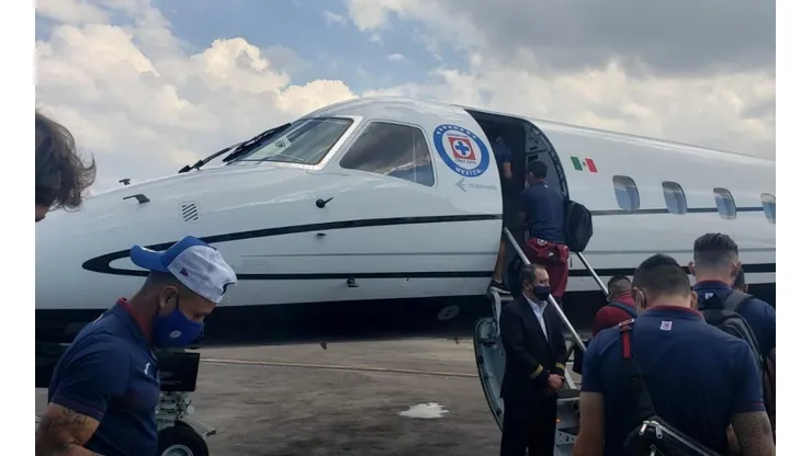 Avión privado de Cruz Azul