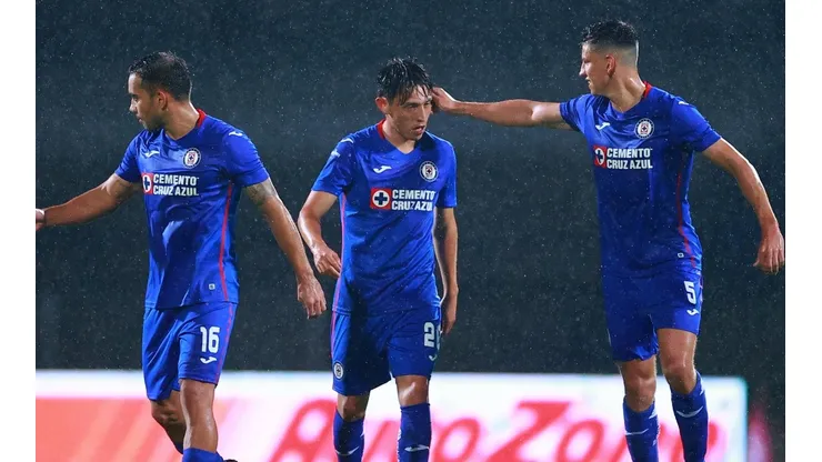 Alexis Gutiérrez en el partido entre Cruz Azul vs. Santos Laguna