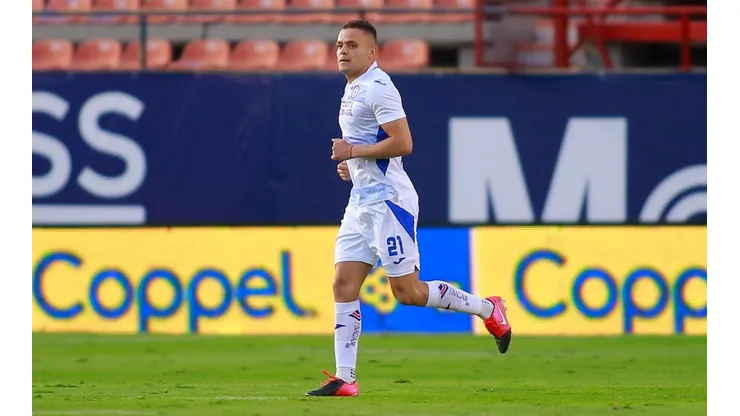 Jonathan Rodríguez celebrando su gol.