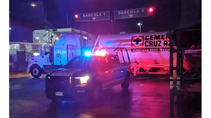 Fuertes disturbios en la Cooperativa Cruz Azul.