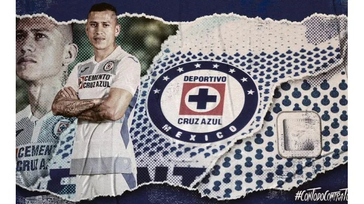 Así luce la playera blanca de Cruz Azul.