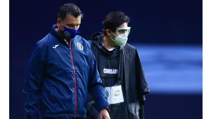 Robert Dante Siboldi en la previa del Cruz Azul vs. Juárez FC