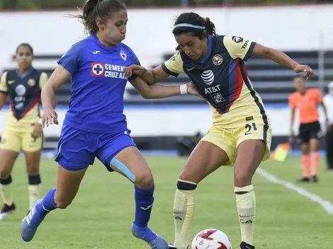 Cruz Azul Femenil cayó 2-0 ante el América