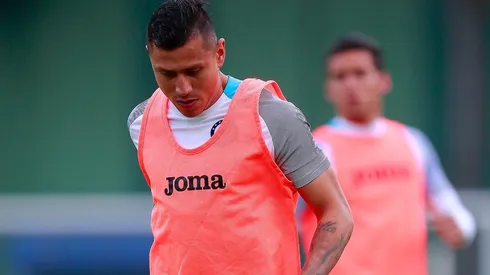 Cata Domínguez en un entrenamiento