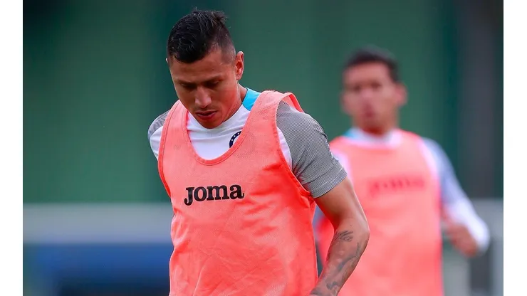 Cata Domínguez en un entrenamiento