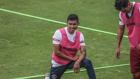 Entrenamiento del plantel en este miércoles