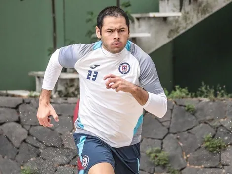 Aguilar sigue en rehabilitación y ve más cerca su regreso con Cruz Azul