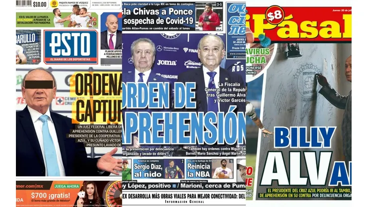 Billy y su orden de aprehensión se llevan las portadas de hoy