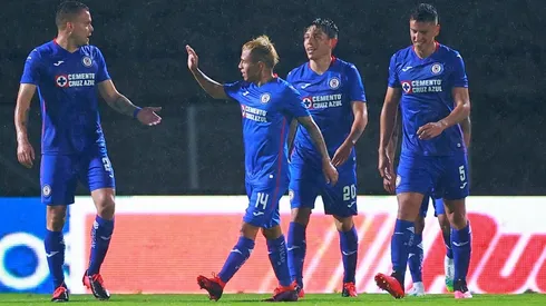 Cruz Azul en el partido ante Santos