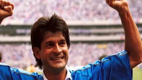 Cardozo en su etapa con Cruz Azul