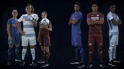 Presentación de los uniformes de Cruz Azul