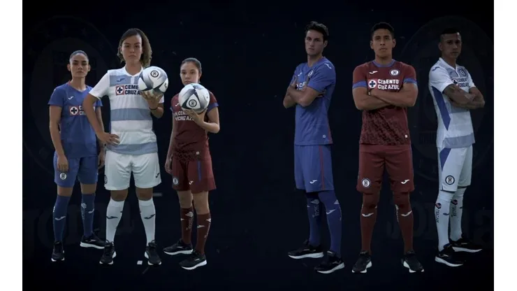 Presentación de los uniformes de Cruz Azul
