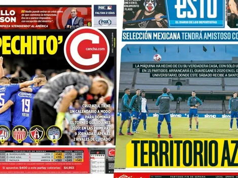 Cruz Azul y su carácter se llevan las portadas de hoy en México