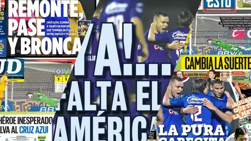 Cruz Azul, los penales y la polémica con Tigres se llevan las portadas