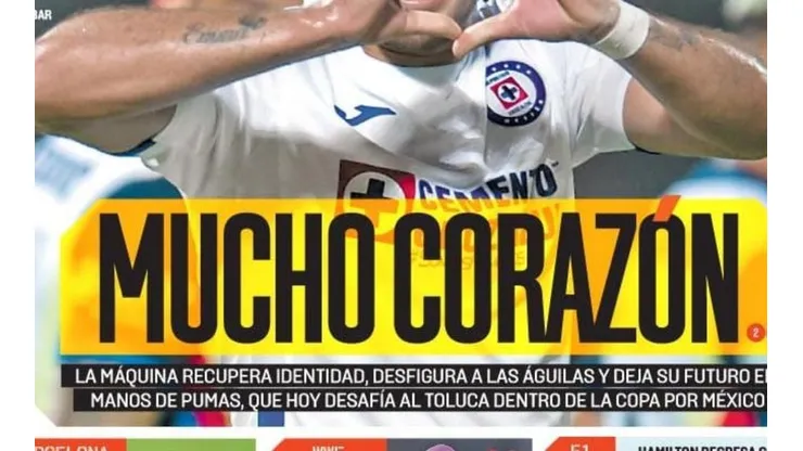 La goleada de Cruz Azul copa las portadas de la prensa