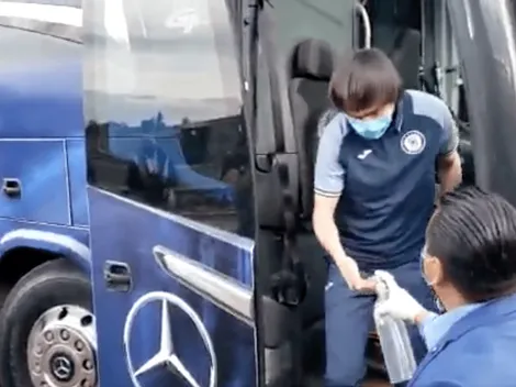 Shaggy llega al estadio junto a Cruz Azul para el Clásico Joven