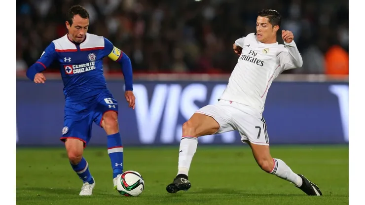 Gerardo Torrado ante Cristiano Ronaldo en el Mundial de Clubes