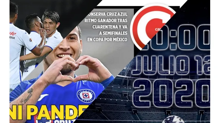Portadas, "una sorpresa" y el fixture: la agenda de Cruz Azul en domingo