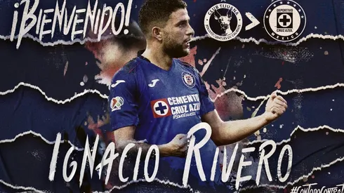 Anuncio del fichaje de Rivero con Cruz Azul