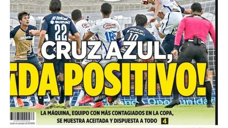 La portada del día de hoy del diario Cancha