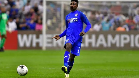 Jonathan Borja con Cruz Azul en la Concachampions ante el Portmore United