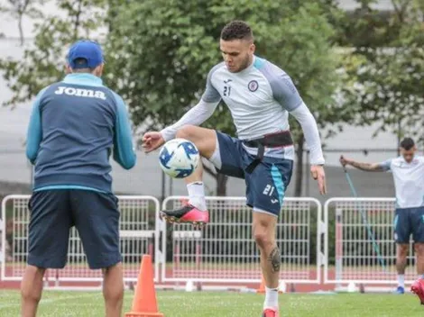 Jona Rodríguez entrena sin problema con Cruz Azul