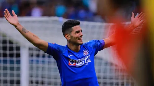 Lucas Passerini ante el Portmore United en la Concachampions