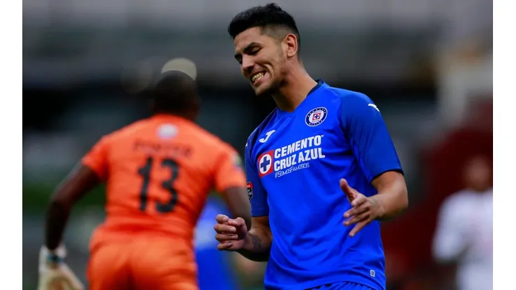 Lucas Passerini con Cruz Azul en la Concachampions