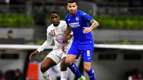 Pablo Ceppelini en el duelo entre Cruz Azul vs. el Portmore United de la Concachampions