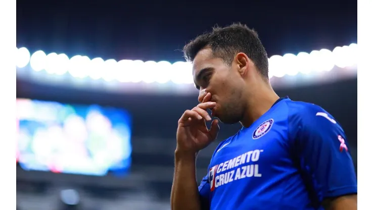 Aldrete en el partido ante el América en el CLausura 2020