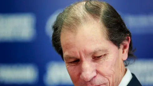 Ordiales en su presentación como director deportivo de Cruz Azul