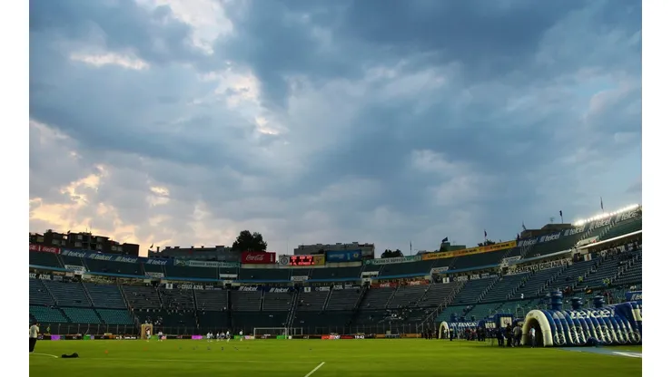 Panorámica del Estadio Azul en el partido entre Cruz Azul vs. Monterrey