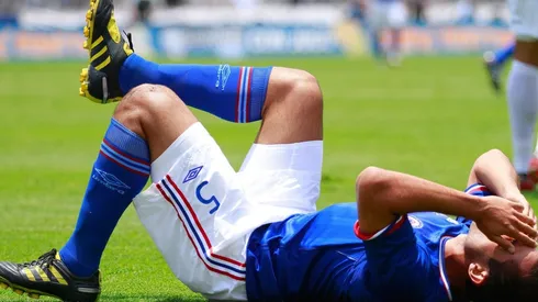 Castro se lamenta en un partido con Cruz Azul