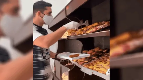 Marcone en la panadería